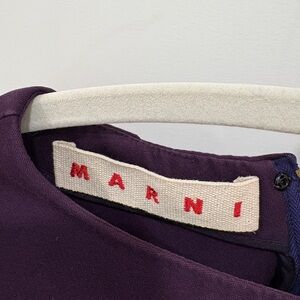 Marni Deep Purple Structured Top